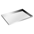 35.7"x23.4" Stainless Steel Replacement Tray for Dog Crate, Chew-Proof and Crack-Proof - size: 35.71x23.35