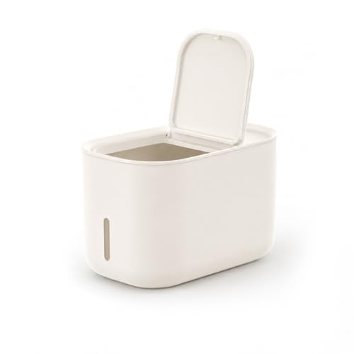 Zuutii Rice Storage Container,Food Container, Dry Food Storage,7.2lbs Pet Food Dispenser, 6.9Qt/11lbs Large Storage Bin with Lid,Silicone Ring & Moisture Proof,for Grain Cereal Soybean Corn,Begie - color: Begie