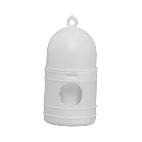 Pigeon Water Dispenser Drinker Bird Water Drinker, Automatic Feeders, Water Dispenser, Dove Drinker for Chicken, Duck, Quail (1L), White