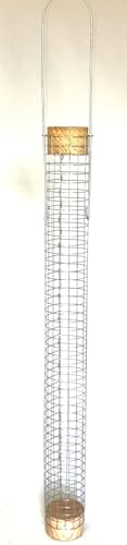 Backyard Birds Unlimited Cedar Whole in-Shell Peanut Outdoor Hanging Wild Bird Feeder Made in the USA-Medium 32" Inch - size: Medium