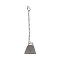 A & E Cages Happy Beaks Silver Bird Bell on Chain Bird Toy