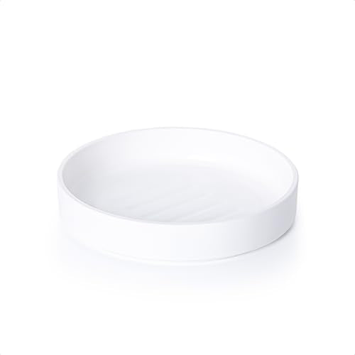 Phoenix Vine 8 Inch Plastic Plant Saucer Water Drip Tray, Heavy Sturdy Round Plant Drainage Tray for Indoors Outdoor, Matte White, 21-TY-8W-1 - size: 8"