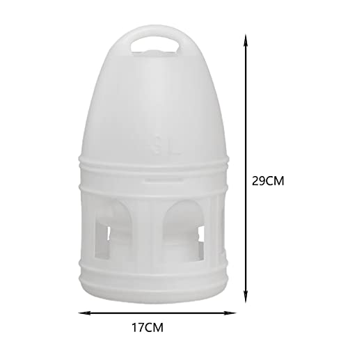 2X Bird Water Drinker Chicken Dove Quail Parrot Parakeet Pigeon Water Dispenser Feeder with Handle Large Capacity Water Pot Container