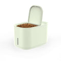 Zuutii Dog Food Storage Container with Lid, 6.9Qt Pet Food Storage Bin for Dry Dog & Cat Food, Moisture-Proof Kibble Container, Holds Up to 7.2 lbs(Creamy Green) - color: Creamy Green