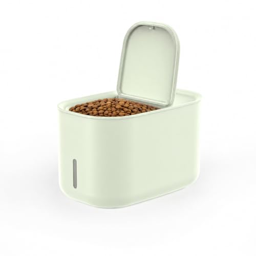 Zuutii Dog Food Storage Container with Lid, 6.9Qt Pet Food Storage Bin for Dry Dog & Cat Food, Moisture-Proof Kibble Container, Holds Up to 7.2 lbs(Creamy Green) - color: Creamy Green