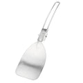 Foldable Camping Spatula, Titanium Spatula Frying Shovel with Folding Handle Food Turner for Outdoor Picnics Camping
