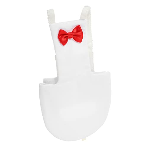 Yardwe Bird Diaper for Parrots and Parakeets Breathable Liner Bow Design for Outdoor - size: 17x9cm