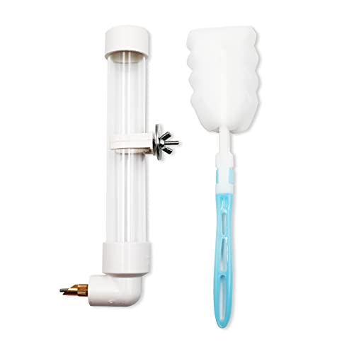 Automatic Bird Water Bottle - No Drip Hanging Drinker for Small Pets Birds Parrots Parakeets Finches Cockatiels