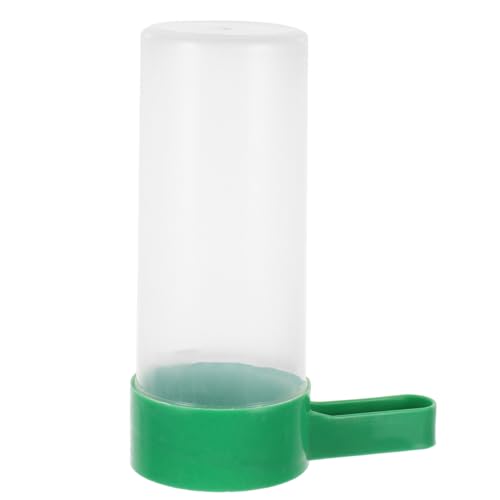 SUPVOX Automatic Poultry Feeder and Waterer for Chicks and Quail - Space-Saving Easy to Clean Plastic Feeder and Drinker 4.5 X 3.2 X 1.6 Inches