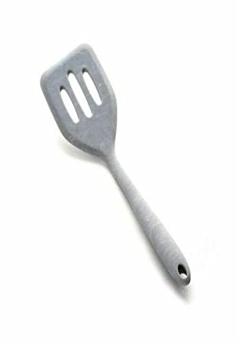 Norpro Silicone Mini Slotted Turner, Marble, 8.25" x 2" x .5" - style: Mini Turner