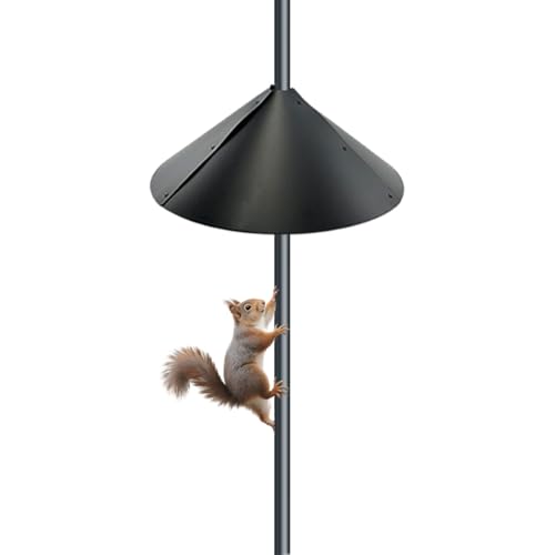 Forever song Squirrel Baffle for Bird feeders Pole, Squirrel Proof Cone. | 16.5-inch pole mount squirrel deterrent and guard for outdoor shepherd hooks, premium bird feeder accessories and shields - size: 16.5''