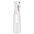 VIGOR PATH Continuous Mist Clear Spray Bottle 500ml Fine Mist for Hair | Ultra Fine Atomizer Leak Proof Ergonomic Construction 360 Refillable - size: 16.9 Ounces