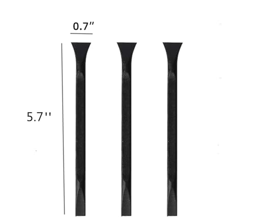 Tpyx Scraper Small Plastic Scraper Tool, Multi-Purpose Scraper Non-Scratch Cleaning Tool, Used in Narrow Spaces and Gaps, Perfect for Removing Oil stains, Labels, Food, Dirt, Paint, Etc. (3pcs) - color: 3 Identical Scrapers