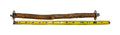 Polly's Full Length Hardwood Cage Perch for Parakeets, Cockatiels, Cockatoos, Macaws, and Other Birds (12") - size: 12"