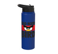 Angry Birds Red Bad Mood Bird Stainless Steel Insulated Water Bottle - color: Royal Blue