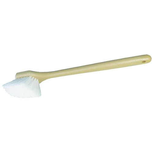Star Brite Utility Scrub Brush - Marine-Grade Heavy-Duty Stiff Bristled Scrubber - Extra Long Flagged Bristles for More Cleaning Power in Hard to Reach Areas - style: Long Handle Brush