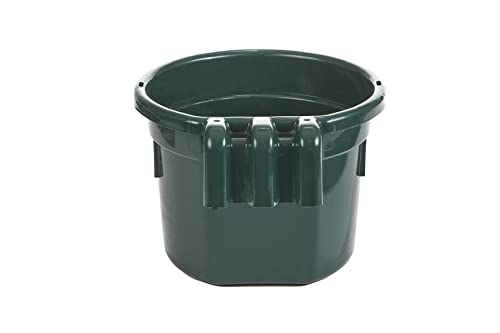 Duraflex 8 Quart Hook Over Feed Pail - color: Green