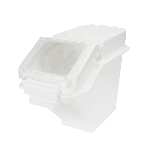 53LB Flour Storage Container With Scoop for Dry Food, Sugar, Baking Supplies,Rice.BPA Free Ingredient Storage Bin，Pet Food Storage Container Dog Cat Birds Food Bin (53 LB) - size: 53 LB