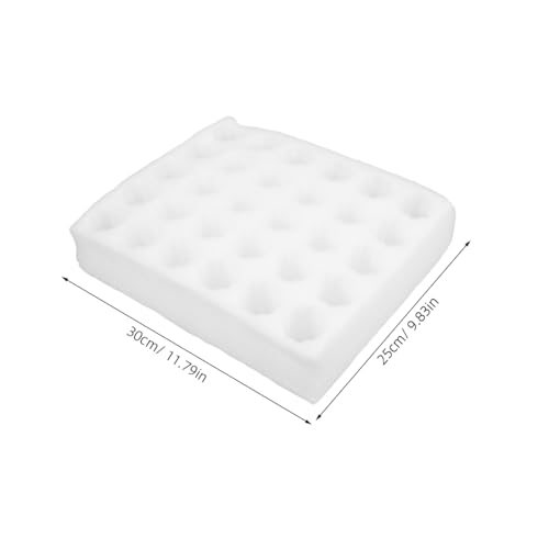 PRETYZOOM 30-Cell Egg Storage Holder Carton Organizer with Shock Absorbing Epe Material for Bulk Egg Packaging and Safe Transport 11.81X9.84X2.28In
