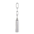 Bird Stainless Steel Bell Sweet Sound Hanging Bell - Toy Gift Bell for Parrots,African Greys,Macaws,Cockatiels,Squirrel,Pigeon,Lovebird … - size: L