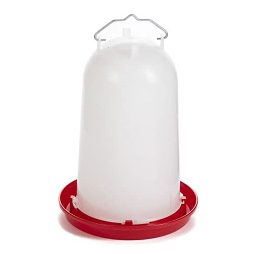 Little Giant Extra Large 3-Gallon Capacity Heavy-Duty Plastic Gravity Fed Poultry Waterer System (2 Pack)