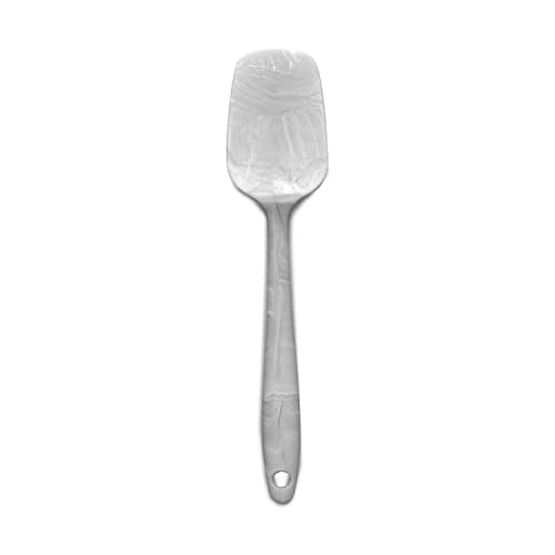 Norpro Silicone Mini Spoonula, Marble, 8.25" x 1.88" x .5" - style: Mini Spoonula