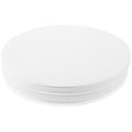 Abaodam 100pcs Round Bird Cage Liners, Disposable Bird Cage Paper Liners Absorbent Cushions, Non-Woven Lining Pads Mats for Parrots, Parakeet, Small Animals, Pet for Easy Cleaning - size: 26x26cm