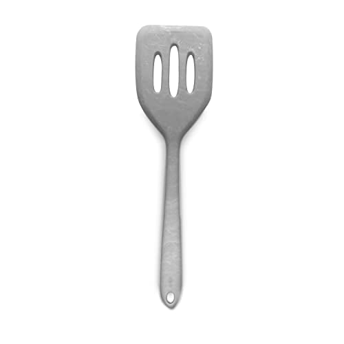 Norpro Silicone Mini Slotted Turner, Marble, 8.25" x 2" x .5" - style: Mini Turner