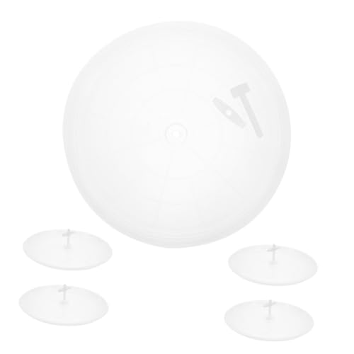 5pcs Round Birdcage Bottom Tray Reusable Plastic Litter Holder for Parrots and Canaries Easy to Clean Design for Creating Clean Living Space