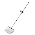 Heavy Duty Easy Cleaning Poultry Manure Scooper with Stainless Steel Long Handle Design Coop Litter Scoop Tool 38cm and for Backyard Farms Poultry Operations