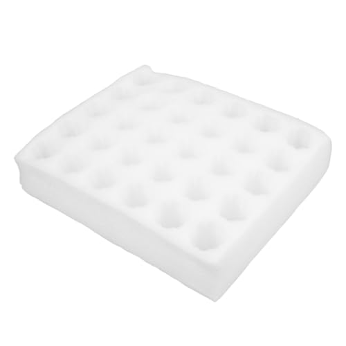 PRETYZOOM 30-Cell Egg Storage Holder Carton Organizer with Shock Absorbing Epe Material for Bulk Egg Packaging and Safe Transport 11.81X9.84X2.28In