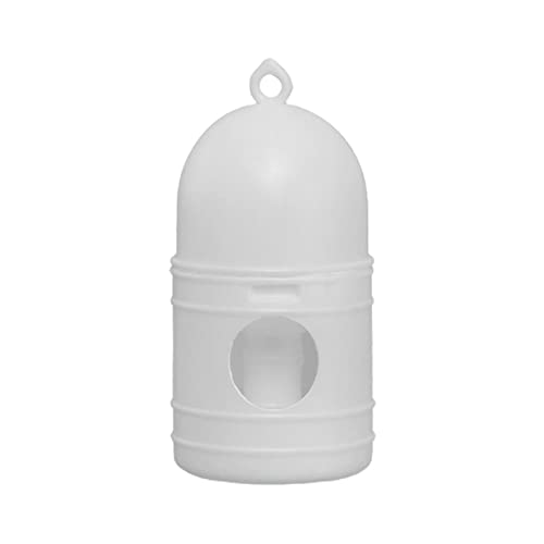 Pigeon Water Dispenser Drinker Bird Water Drinker, Automatic Feeders, Water Dispenser, Dove Drinker for Chicken, Duck, Quail (1L), White