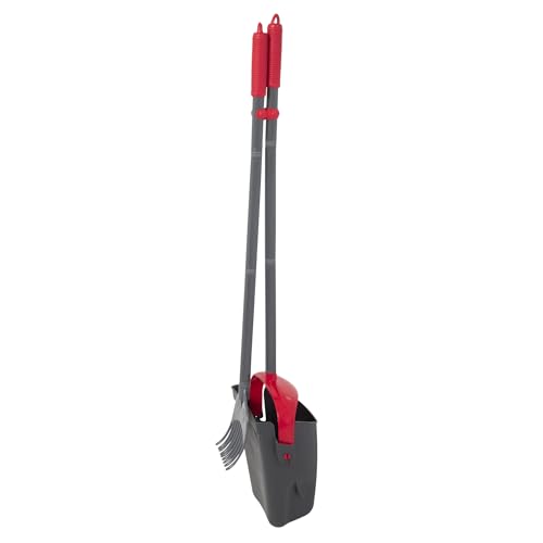 Arm & Hammer Pooper Scooper for Extra Large Dogs Heavy Duty, Outside Yard Dog Poop Scoop Pet Waste Clean Up with Bag Attachment - 2 Waste Bags Included | Includes 2 waste bags plus an attachment to hold them, keeps hands clean while picking up after pets