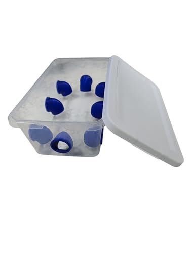 Quail Feeder Tub Feed Saver Ports, 6Qt tub, No Waste Design, 8 Hole, by 2B Creations.