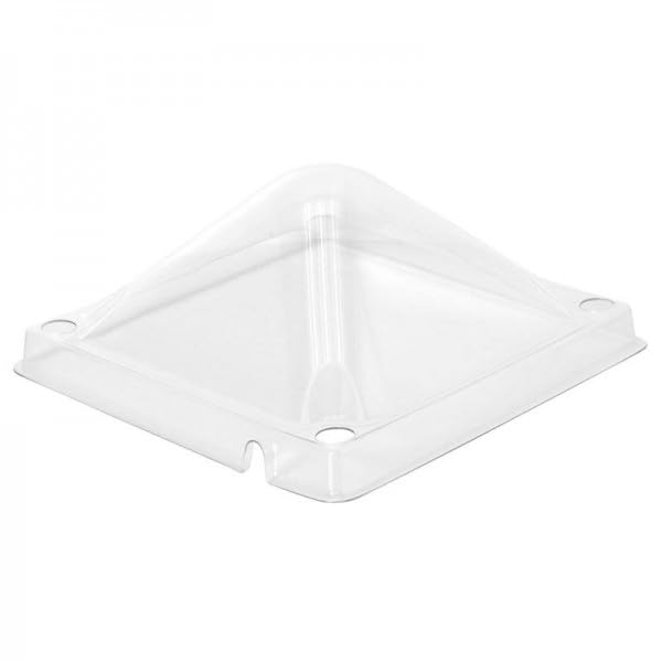 Chick Brooder Heating Plate & Anti-Roost Cone Set - Warms Up to 20 Chicks - 22 Watts (12x12)