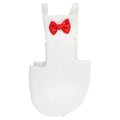 Yardwe Flight Bird Diaper Suit for Parrots Washable Nappy for Cockatiels Parakeets and Pigeons Soft Material Eye-catching Design White - size: 14x7cm