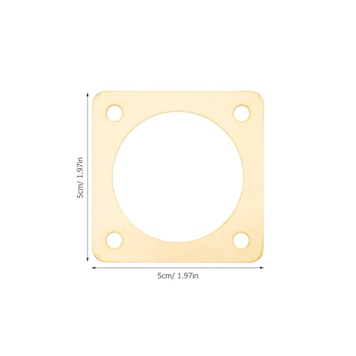 SHINEOFI 4pcs Metal Birdhouse Entrance Protector for Sparrow Houses 1.5 Inch Inner Diameter with Predator Defense for Outdoor Birdhouse Hole Guard