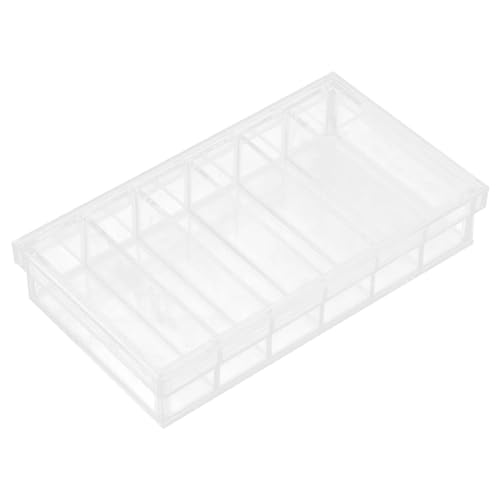 Acrylic Incubation Box with Lid, 6-Compartment Fish Breeder Tray, Laboratory Specimen Observation and Research Small Incubator for Aquarium and Experimental Use