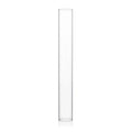 WGVI Hurricane Candle Holder Sleeve, Wide 2", Height 16", Clear Glass Cylinder Candleholder, Chimney Tube, Open Ended Candle Shade, 6 Pieces Bulk - size: 2"x16"H