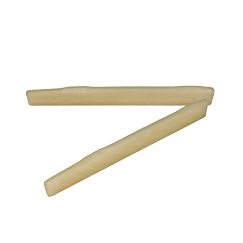 Miwayer 6 String MT Acoustic Guitar Unbleached Bone Saddle, Guitar Bridge Saddles, Cut from Whole Bones, 74x2.5x8/9mm (6 String MT Guitar Saddle 74mm 2 Pack) - color: 6 String MT Guitar Saddle 74mm 2 Pack