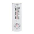 Springfield Vertical Thermometer and Hygrometer, Wireless Indoor Outdoor Thermometer, Humidity Meter for Patio, Garden, or Nursery area, 9.125-Inch, White - size: 1 Count (Pack of 1)