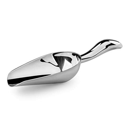 New Star Foodservice Restaurant Grade Stainless Steel Bar Ice Flour Utility Scoop, 6-Ounce - size: 6-Ounce Stainless Steel