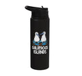 Galapagos Islands Seabirds Blue-footed Booby Bird Stainless Steel Insulated Water Bottle - color: Black