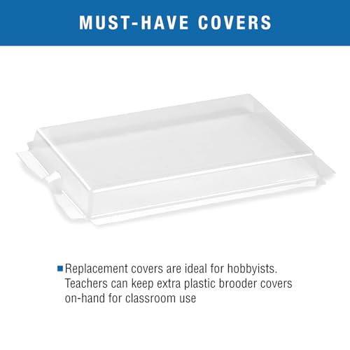 Brinsea Clear Plastic Covers for EcoGlow Safety 600 Chick Brooder, 3 Pack | Authentic Brinsea plastic replacement cover for the EcoGlow Safety 600 chick brooder (model USHD611C) to make cleaning easier - style: EcoGlow Safety 600