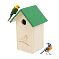 Wooden Bird Houses for Outside Hanging, Decorative Outdoor Clearence Birdhouse, Bird House, Cedar Bird House Outdoor, Bluebird Finch Swallow Wren Chickadee, Birdhouses for Outdoors, Bird Box