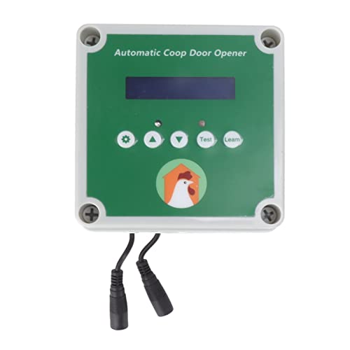 Automatic Chicken Coop Door Opener Kit with Remote Control and Time Setting, Poultry House Accessories for Home Farmer
