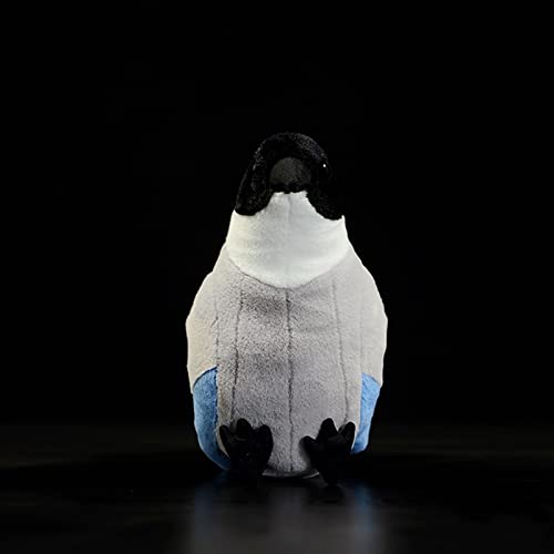 Grey Magpie Plush Toy - Realistic 12inch Grey Magpie Bird Stuffed Animal, Cute Little Bird Raven Plush as Gift for Your Friends - style: Grey Magpie