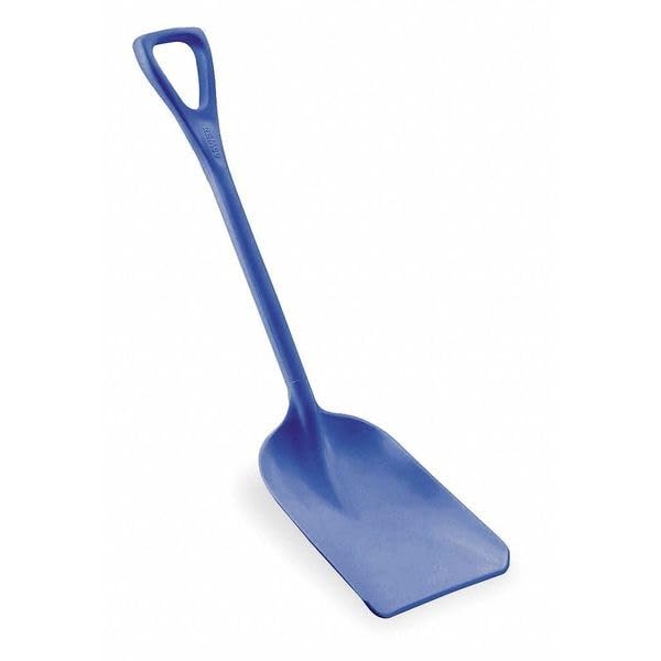 Remco Hygienic Square Point Shovel, Polypropylene Blade, 23 1/2 in L, Red 69814-1 Each - color: Red, size: 10 inch Blade