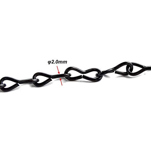 yeezo S Hook Steel Hanging Harness Chain for Hanging Poultry Drinker Feeder, Adjustable 40" Long, Tested Hold 30lb Weight