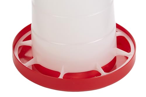 Little Giant® Plastic Hanging Poultry Feeder | Heavy Duty Automatic Feed Container for Poultry (Red, 11 Pound) - size: 11 Pound